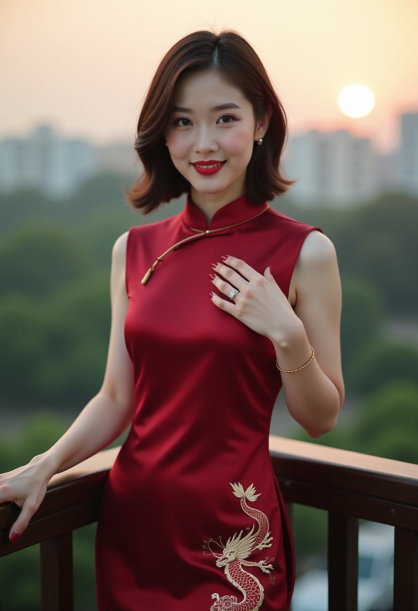 AI魔改短剧：妈妈陪读儿子高考 第六集 漫画封面